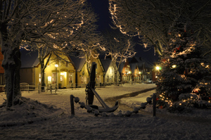 Marktplatz im Winter